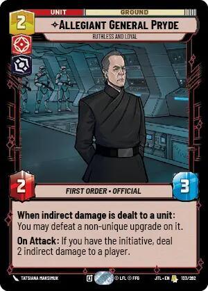  Allegiant General Pryde - Ruthless and Loyal (133/257) [Jump to Lightspeed] - Trading Card World