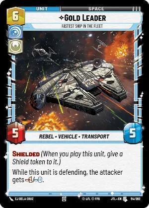  Gold Leader - Fastest Ship in the Fleet (054/257) [Jump to Lightspeed] - Trading Card World