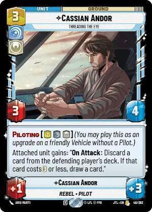  Cassian Andor - Threading the Eye (048/257) [Jump to Lightspeed] - Trading Card World