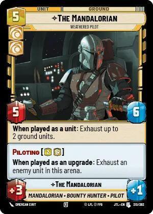  The Mandalorian - Weathered Pilot (210/257) [Jump to Lightspeed] - Trading Card World