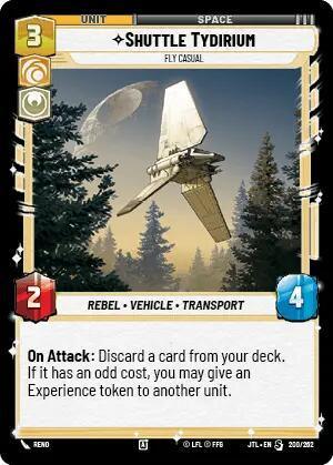  Shuttle Tydirium - Fly Casual (200/257) [Jump to Lightspeed] - Trading Card World