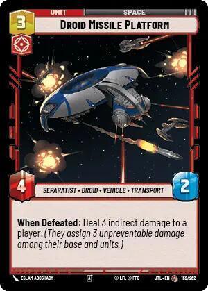  Droid Missile Platform (162/257) [Jump to Lightspeed] - Trading Card World