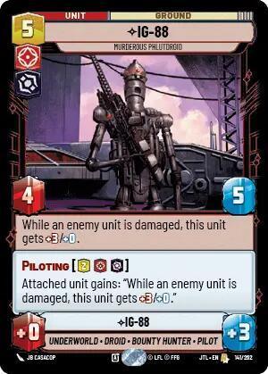  IG-88 - Murderous Phlutdroid (141/257) [Jump to Lightspeed] - Trading Card World