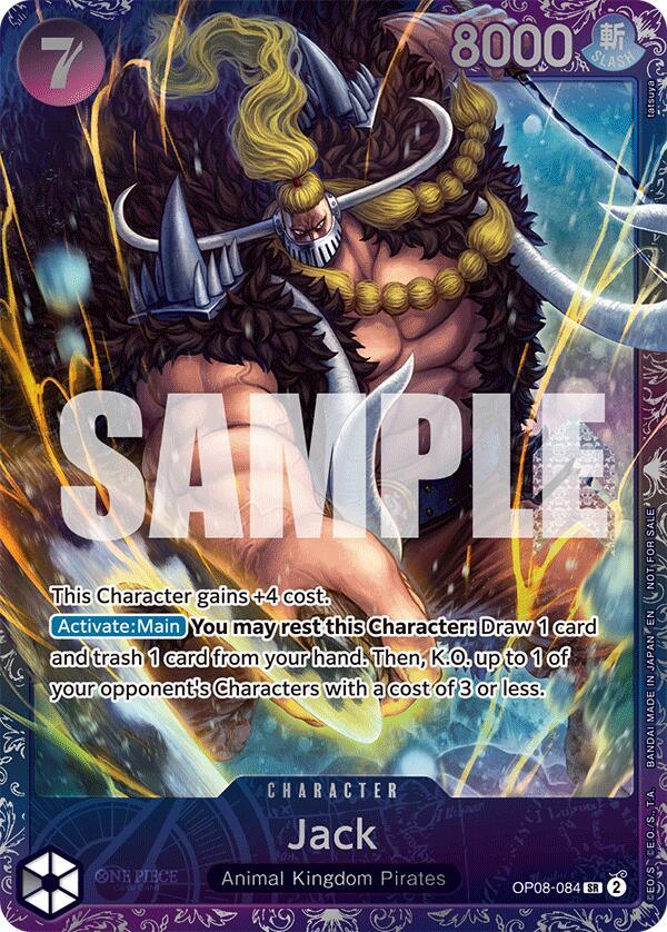 Animal Kingdom Pirates, Character, One Piece Promotion Cards, Promotional Cards, Super Rare Jack (Treasure Cup 2025) [One Piece Promotion Cards] - Trading Card World