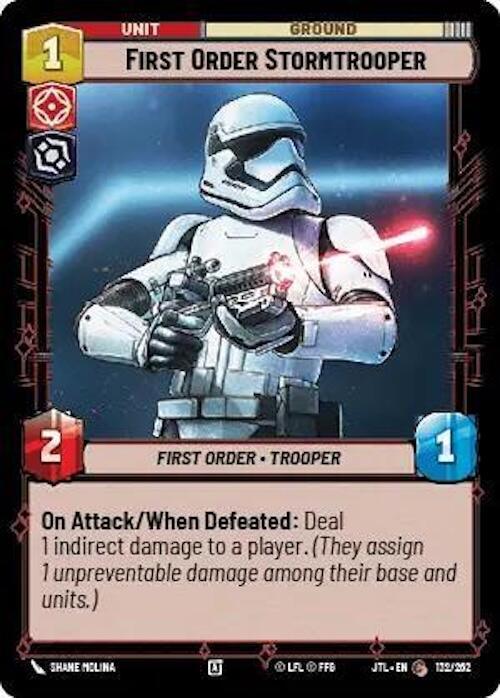  First Order Stormtrooper (132/257) [Jump to Lightspeed] - Trading Card World