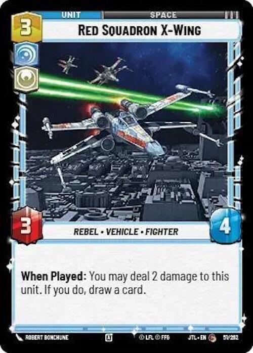  Red Squadron X-Wing (051/257) [Jump to Lightspeed] - Trading Card World