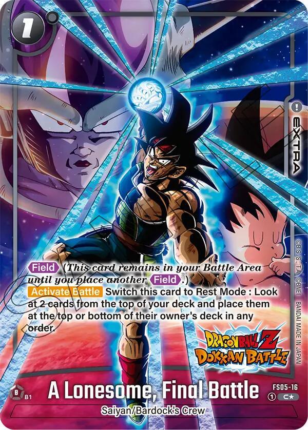  A Lonesome, Final Battle (Dragon Ball Z Dokkan Battle Alternate Art) [Starter Deck: Bardock] - Trading Card World
