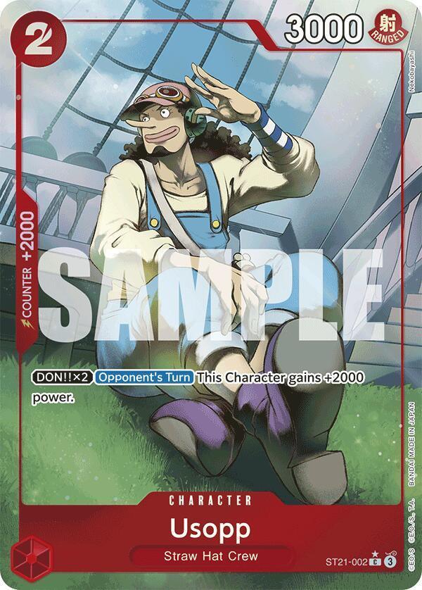 Character, Common, Starter Deck EX: Gear 5, Starter Decks, Straw Hat Crew Usopp (Parallel) [Starter Deck EX: Gear 5] - Trading Card World