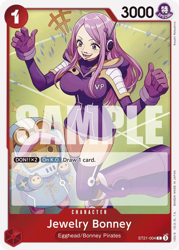 Bonney Pirates, Character, Common, Egghead, Starter Deck EX: Gear 5, Starter Decks Jewelry Bonney [Starter Deck EX: Gear 5] - Trading Card World