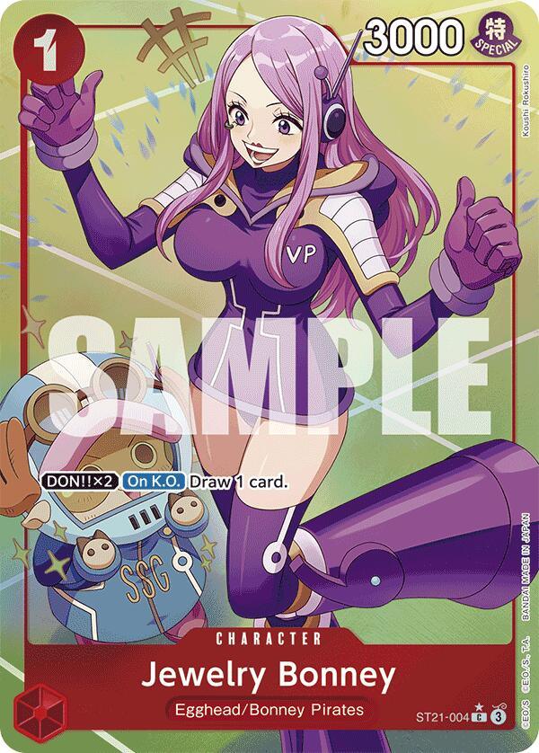 Bonney Pirates, Character, Common, Egghead, Starter Deck EX: Gear 5, Starter Decks Jewelry Bonney (Parallel) [Starter Deck EX: Gear 5] - Trading Card World