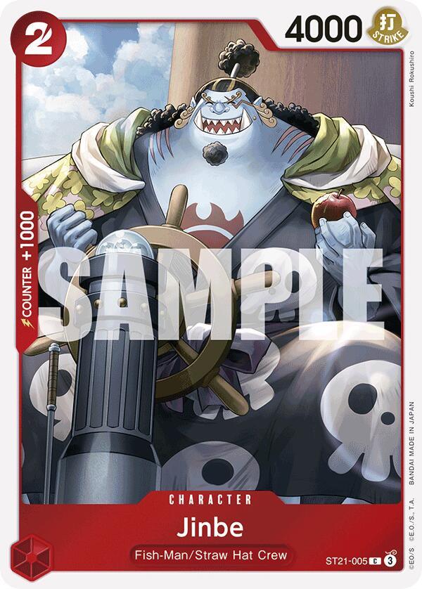 Character, Common, Fish-Man, Starter Deck EX: Gear 5, Starter Decks, Straw Hat Crew Jinbe [Starter Deck EX: Gear 5] - Trading Card World