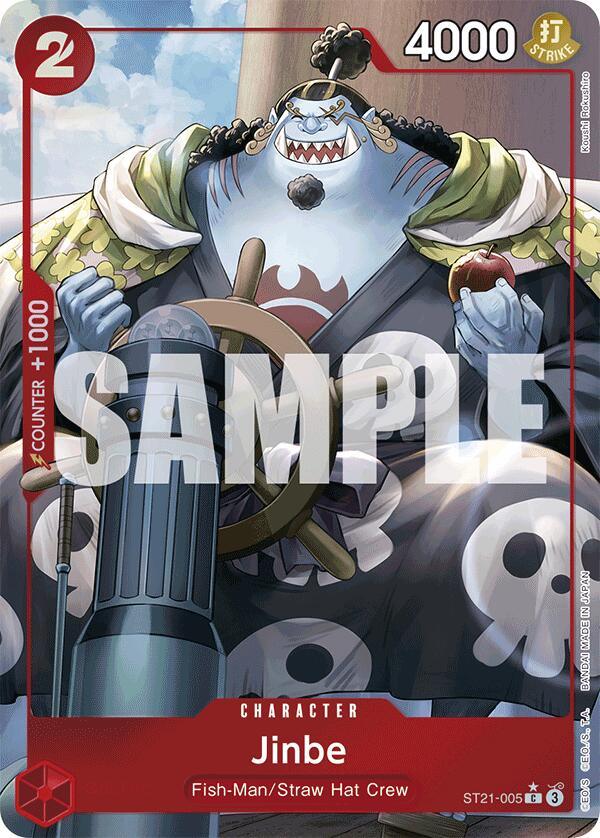 Character, Common, Fish-Man, Starter Deck EX: Gear 5, Starter Decks, Straw Hat Crew Jinbe (Parallel) [Starter Deck EX: Gear 5] - Trading Card World