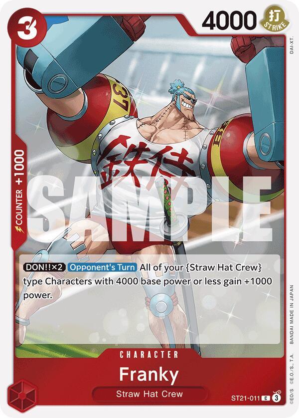 Character, Common, Starter Deck EX: Gear 5, Starter Decks, Straw Hat Crew Franky [Starter Deck EX: Gear 5] - Trading Card World