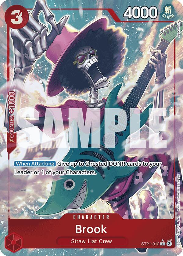 Character, Common, Starter Deck EX: Gear 5, Starter Decks, Straw Hat Crew Brook (Parallel) [Starter Deck EX: Gear 5] - Trading Card World