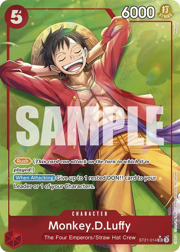 Character, Starter Deck EX: Gear 5, Starter Decks, Straw Hat Crew, Super Rare, The Four Emperors Monkey.D.Luffy (Parallel) [Starter Deck EX: Gear 5] - Trading Card World