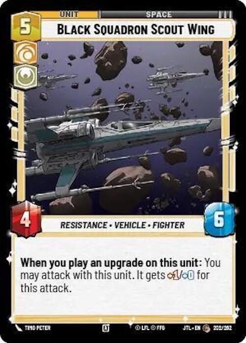  Black Squadron Scout Wing (202/257) [Jump to Lightspeed] - Trading Card World