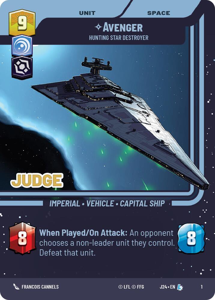  Avenger - Hunting Star Destroyer (1) [Judge Promos] - Trading Card World