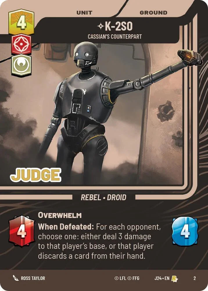 K-2SO - Cassian's Counterpart (2) [Judge Promos] - Trading Card World