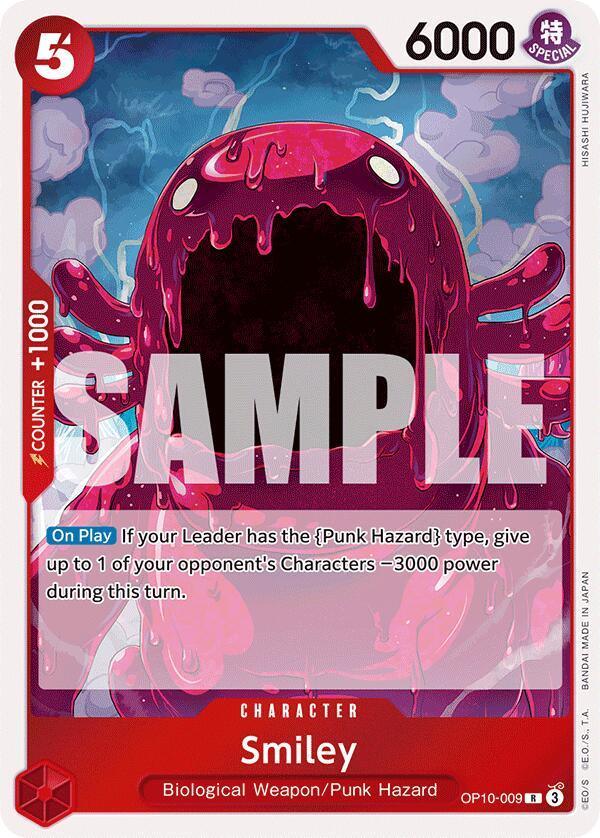 Biological Weapon, Character, Punk Hazard, Rare, Royal Blood Smiley [Royal Blood] - Trading Card World