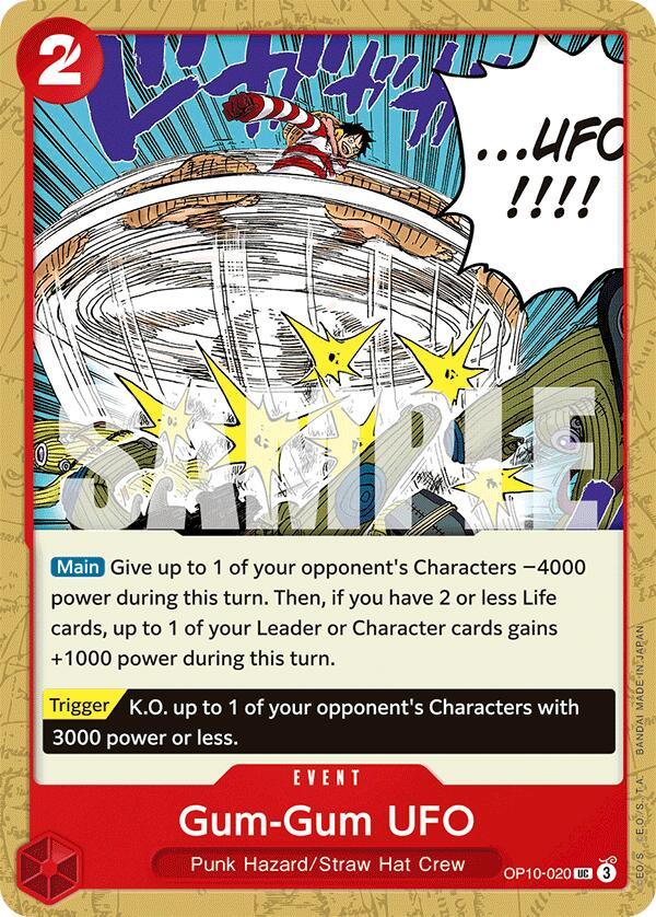 Event, Punk Hazard, Royal Blood, Straw Hat Crew, Uncommon Gum-Gum UFO [Royal Blood] - Trading Card World