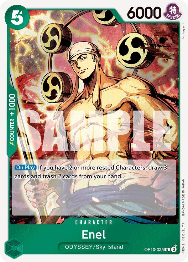 Character, ODYSSEY, Rare, Royal Blood, Sky Island Enel [Royal Blood] - Trading Card World