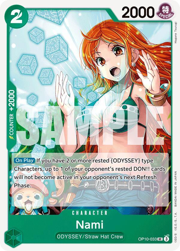 Character, ODYSSEY, Royal Blood, Straw Hat Crew, Uncommon Nami (033) [Royal Blood] - Trading Card World