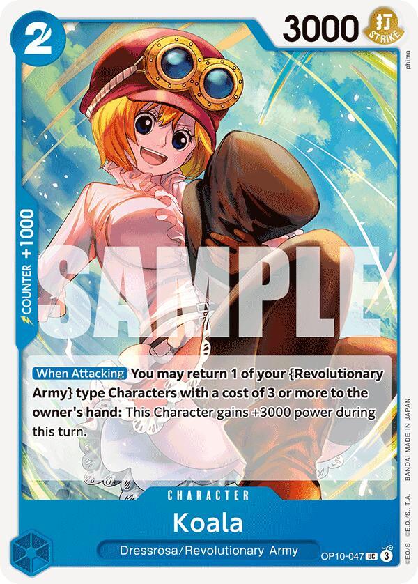 Character, Dressrosa, Revolutionary Army, Royal Blood, Uncommon Koala [Royal Blood] - Trading Card World
