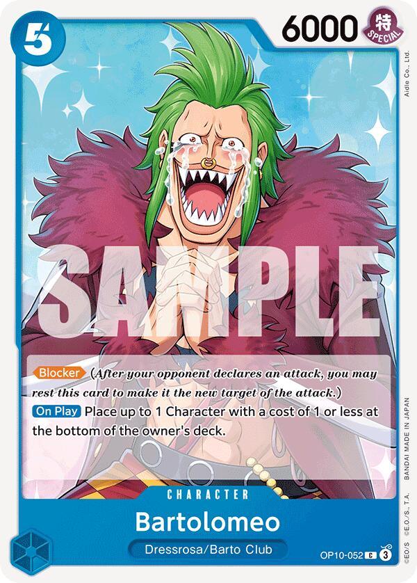 Barto Club, Character, Common, Dressrosa, Royal Blood Bartolomeo [Royal Blood] - Trading Card World