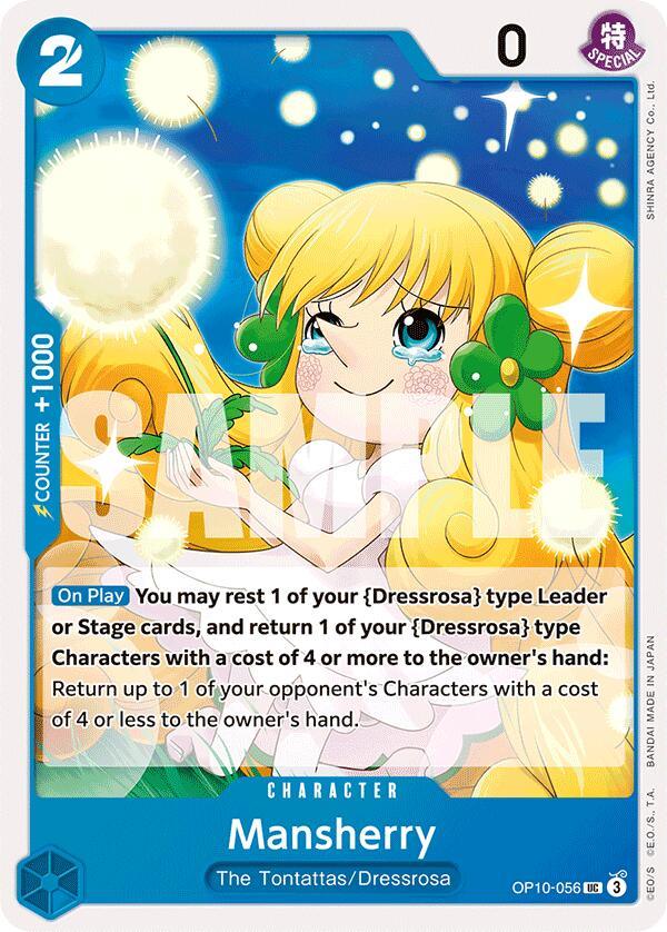 Character, Dressrosa, Royal Blood, The Tontattas, Uncommon Mansherry [Royal Blood] - Trading Card World