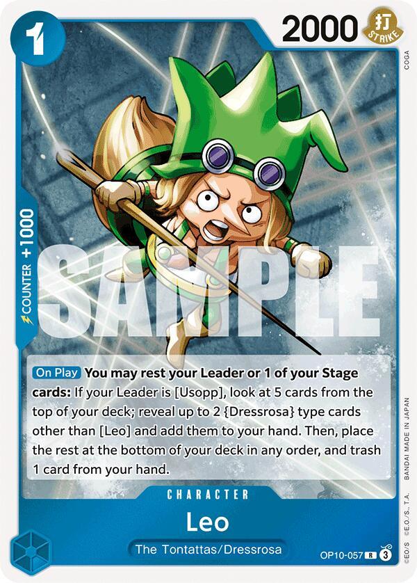 Character, Dressrosa, Rare, Royal Blood, The Tontattas Leo [Royal Blood] - Trading Card World