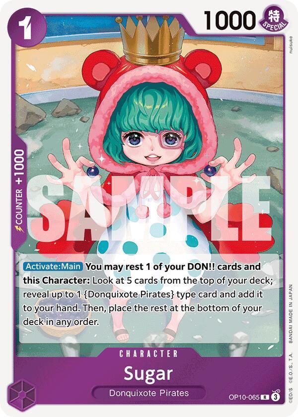 Character, Donquixote Pirates, Rare, Royal Blood Sugar [Royal Blood] - Trading Card World