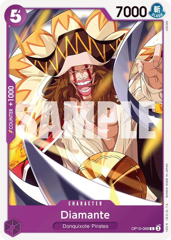 Character, Common, Donquixote Pirates, Royal Blood Diamante [Royal Blood] - Trading Card World