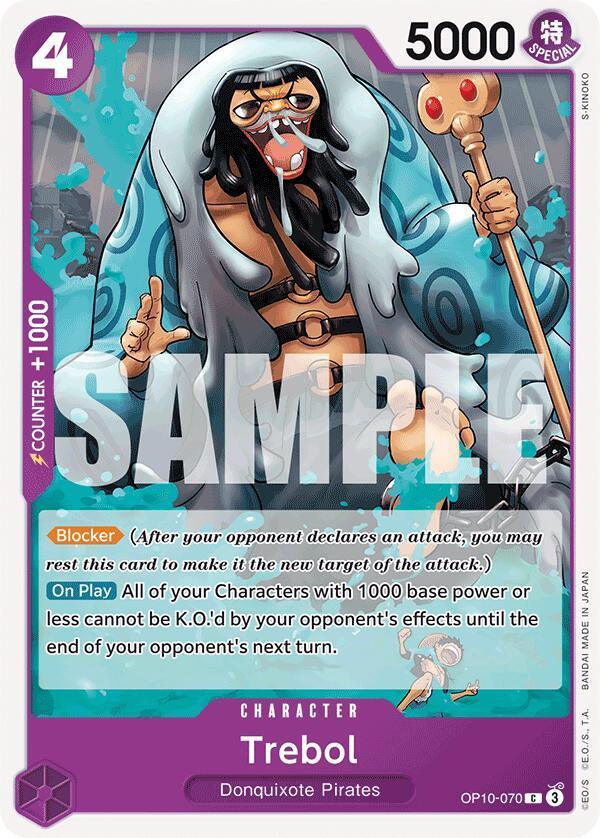 Character, Common, Donquixote Pirates, Royal Blood Trebol [Royal Blood] - Trading Card World