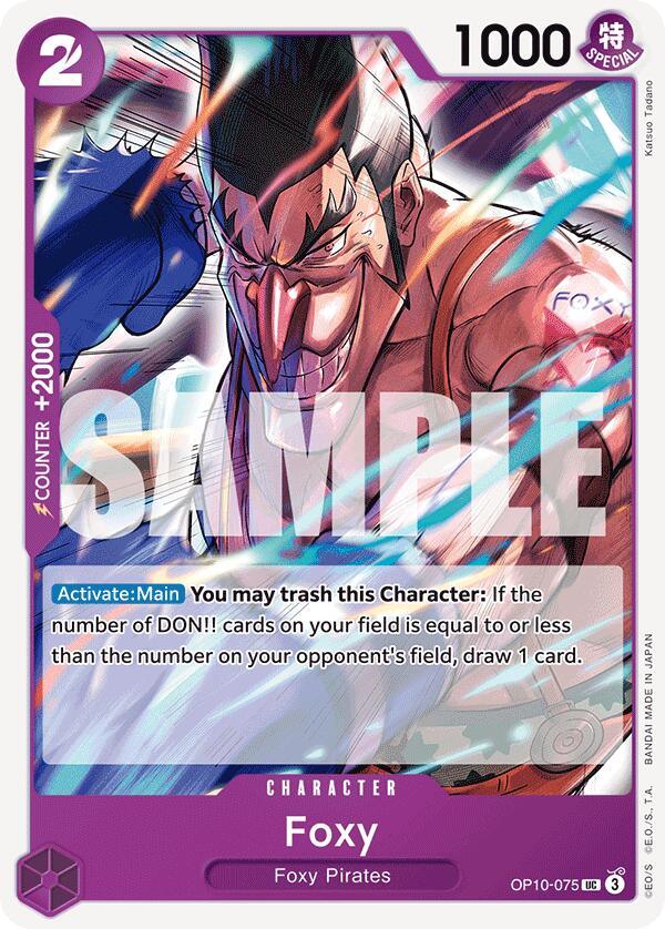 Character, Foxy Pirates, Royal Blood, Uncommon Foxy [Royal Blood] - Trading Card World