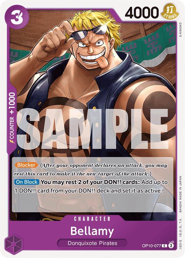 Character, Common, Donquixote Pirates, Royal Blood Bellamy [Royal Blood] - Trading Card World