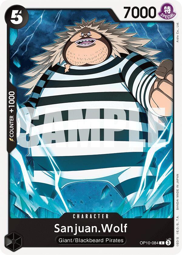 Blackbeard Pirates, Character, Common, Giant, Royal Blood Sanjuan.Wolf [Royal Blood] - Trading Card World