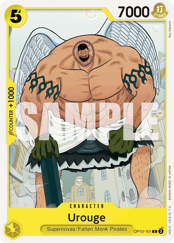 Character, Common, Fallen Monk Pirates, Royal Blood, Supernovas Urouge [Royal Blood] - Trading Card World