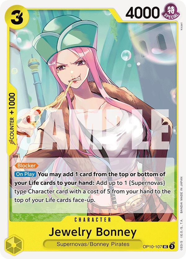 Bonney Pirates, Character, Royal Blood, Supernovas, Uncommon Jewelry Bonney [Royal Blood] - Trading Card World