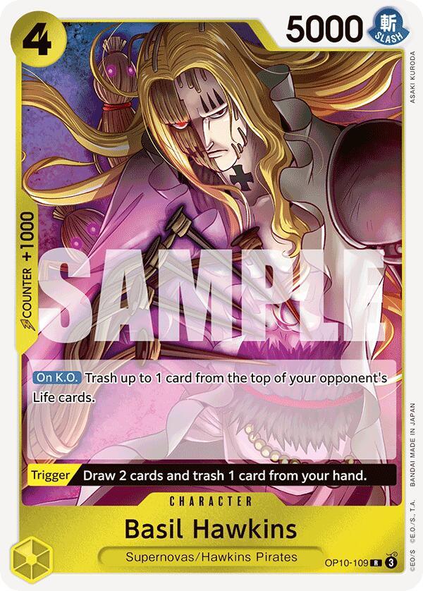 Character, Hawkins Pirates, Rare, Royal Blood, Supernovas Basil Hawkins [Royal Blood] - Trading Card World