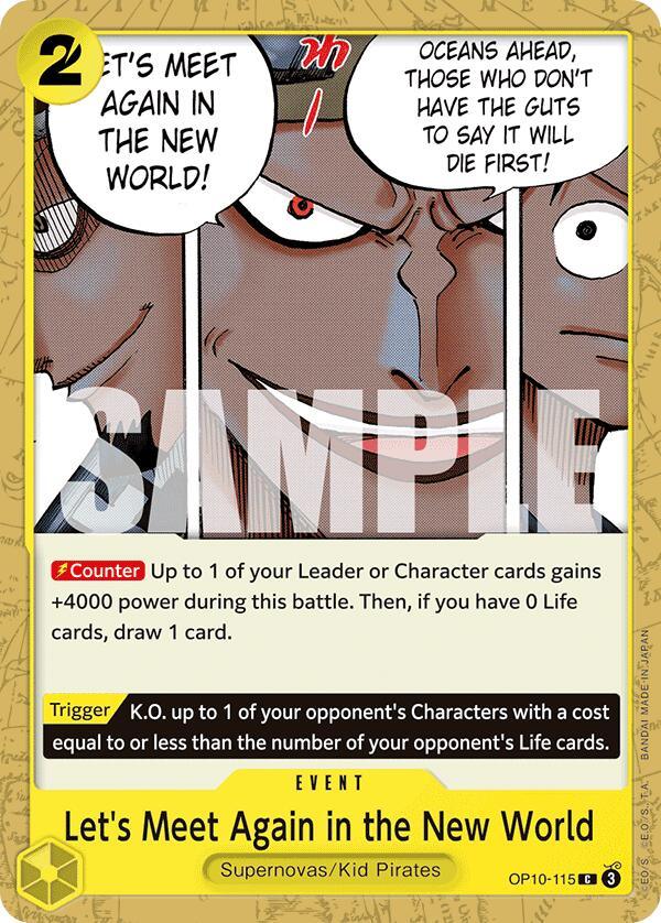 Common, Event, Kid Pirates, Royal Blood, Supernovas Let's Meet Again in the New World [Royal Blood] - Trading Card World