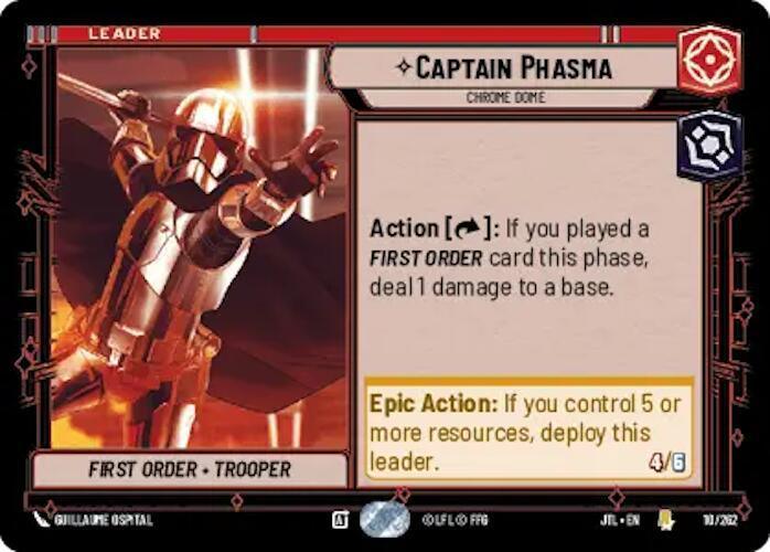  Captain Phasma - Chrome Dome (010/257) [Jump to Lightspeed] - Trading Card World