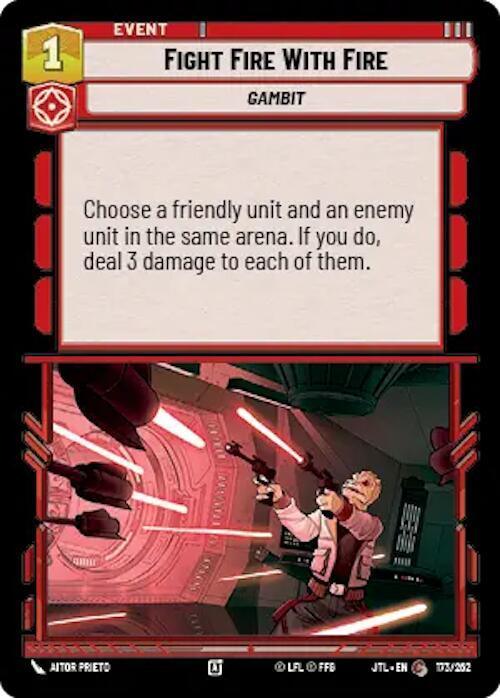  Fight Fire With Fire (173/257) [Jump to Lightspeed] - Trading Card World