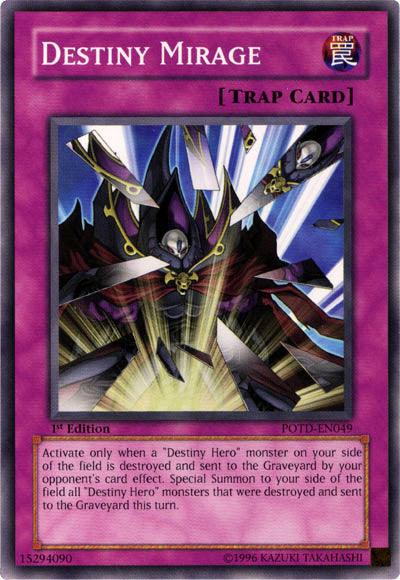 1st Edition, Common, Normal Trap, Power of the Duelist, Trap, Unlimited Destiny Mirage [POTD-EN049] Common - Trading Card World