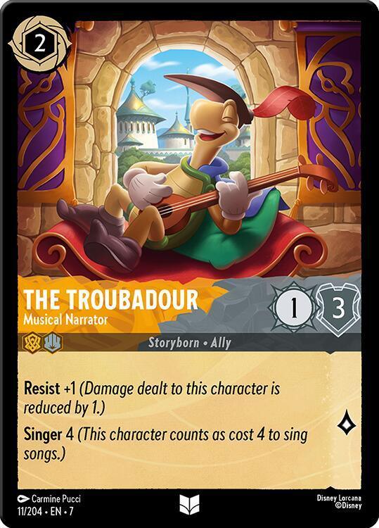  The Troubadour - Musical Narrator (11/204) [Archazia's Island] - Trading Card World