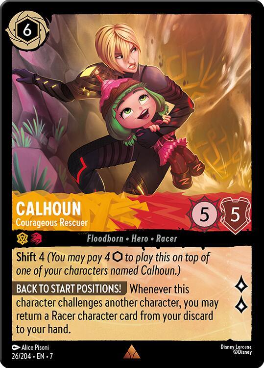  Calhoun - Courageous Rescuer (26/204) [Archazia's Island] - Trading Card World