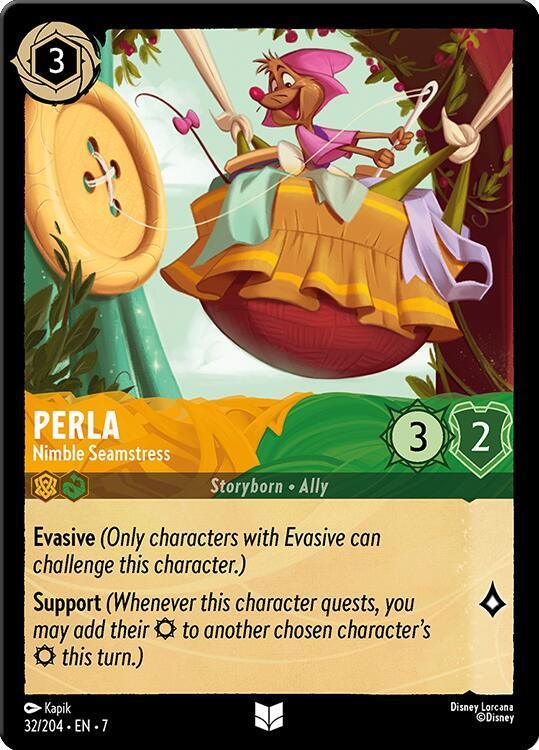  Perla - Nimble Seamstress (32/204) [Archazia's Island] - Trading Card World