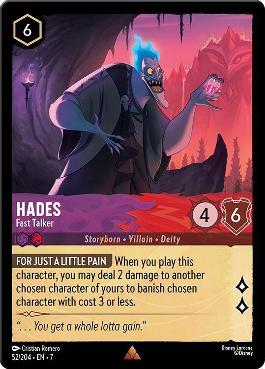  Hades - Fast Talker (52/204) [Archazia's Island] - Trading Card World