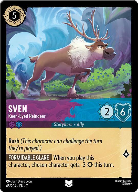  Sven - Keen-Eyed Reindeer (65/204) [Archazia's Island] - Trading Card World