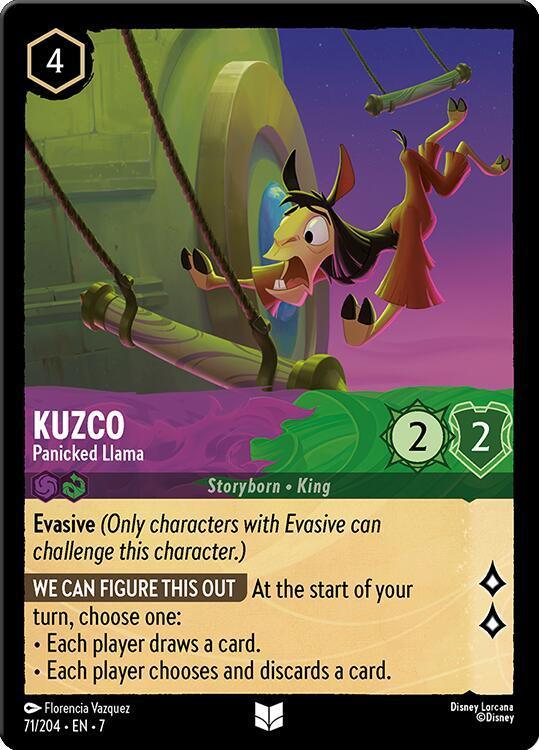  Kuzco - Panicked Llama (71/204) [Archazia's Island] - Trading Card World
