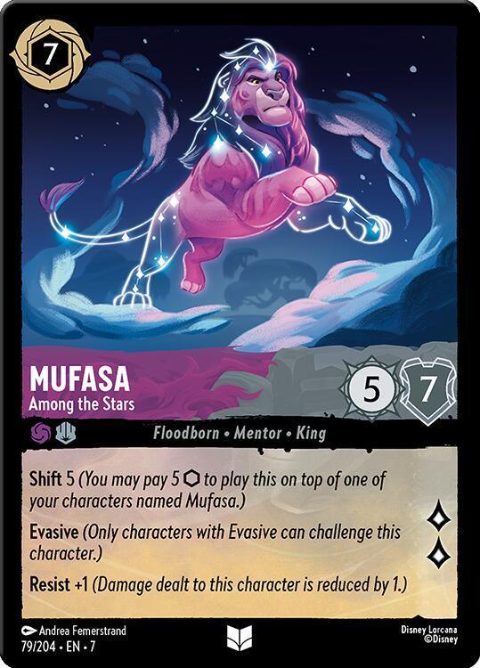  Mufasa - Among the Stars (79/204) [Archazia's Island] - Trading Card World